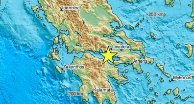  Σεισμός 5 βαθμών της κλίμακας Ρίχτερ στη Στερεά Ελλάδα