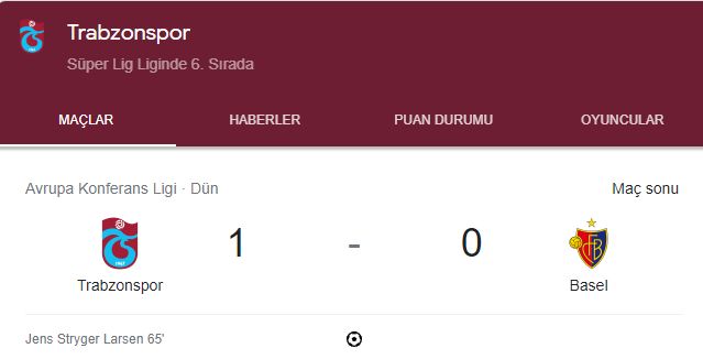 Trabzonspor, tek golle avantaj kazandı