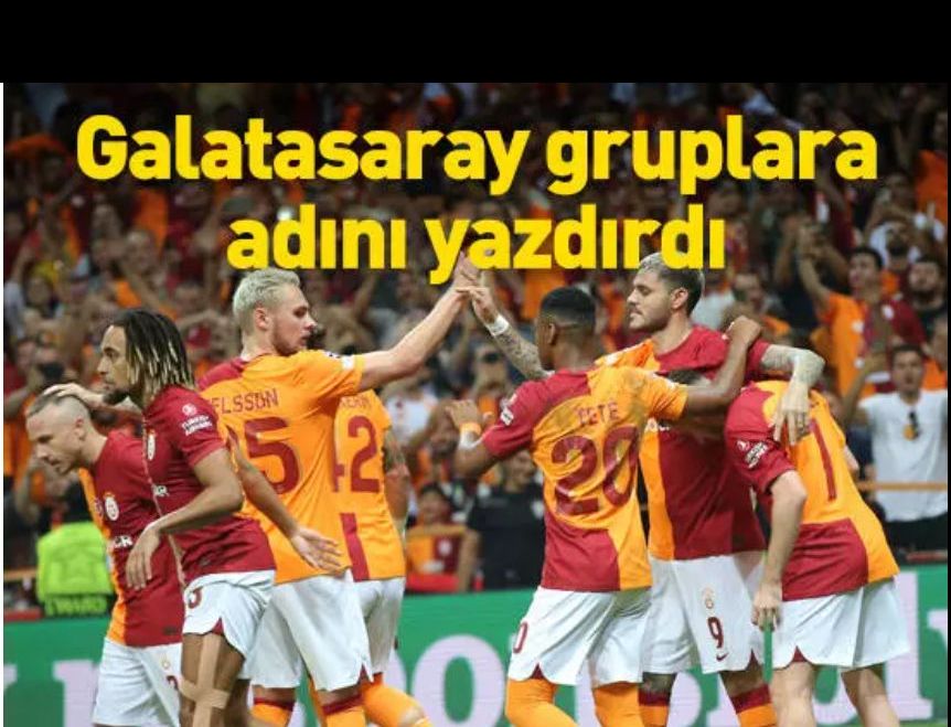 Galatasaray, Şampiyonlar Ligi'nde gruplara yükseldi