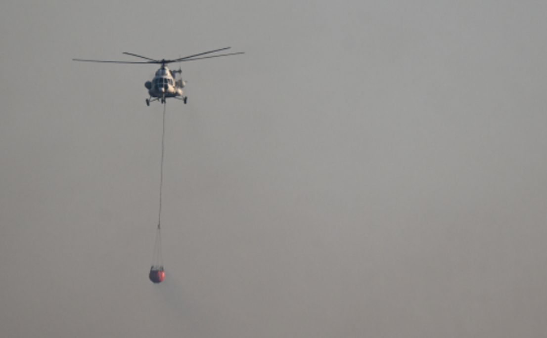 İzmir'de yangın helikopteri düştü. 3 Ölü