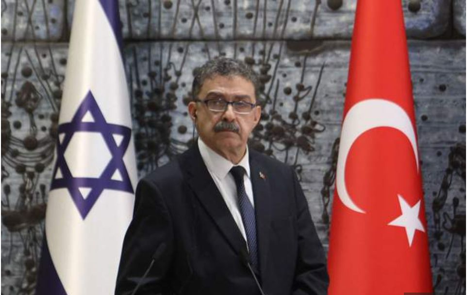 Türkiye Tel Aviv Büyükelçisi Şakir Özkan TORUNLAR'ı Ankara'ya çağırdı