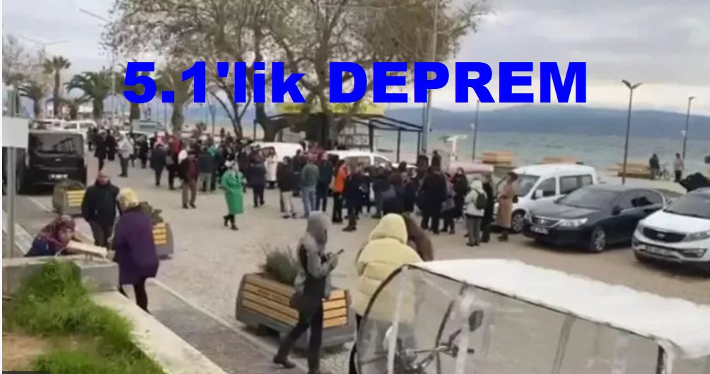 Marmara Denizi’nde 5.1 büyüklüğündeki deprem Bursa, İstanbul ve çevre illerde hissedildi