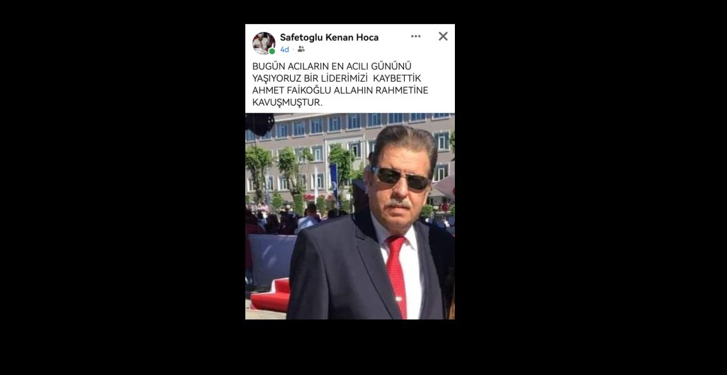 Eski İskeçe Milletvekili  Ahmet Faikoğlu hayatını kaybetti