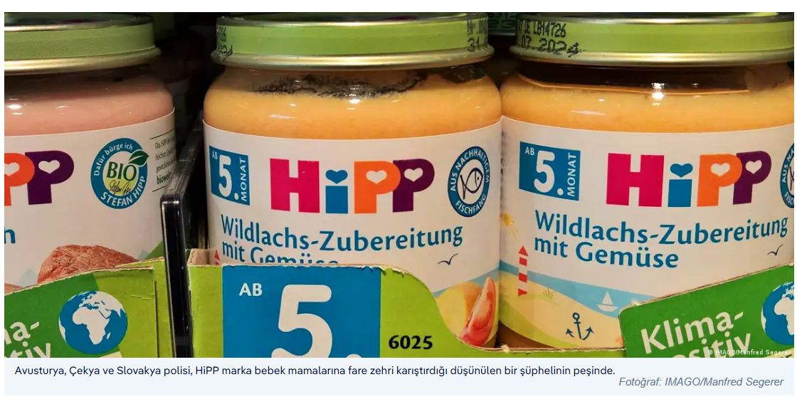 Avrupa'da zehirli bebek maması paniği