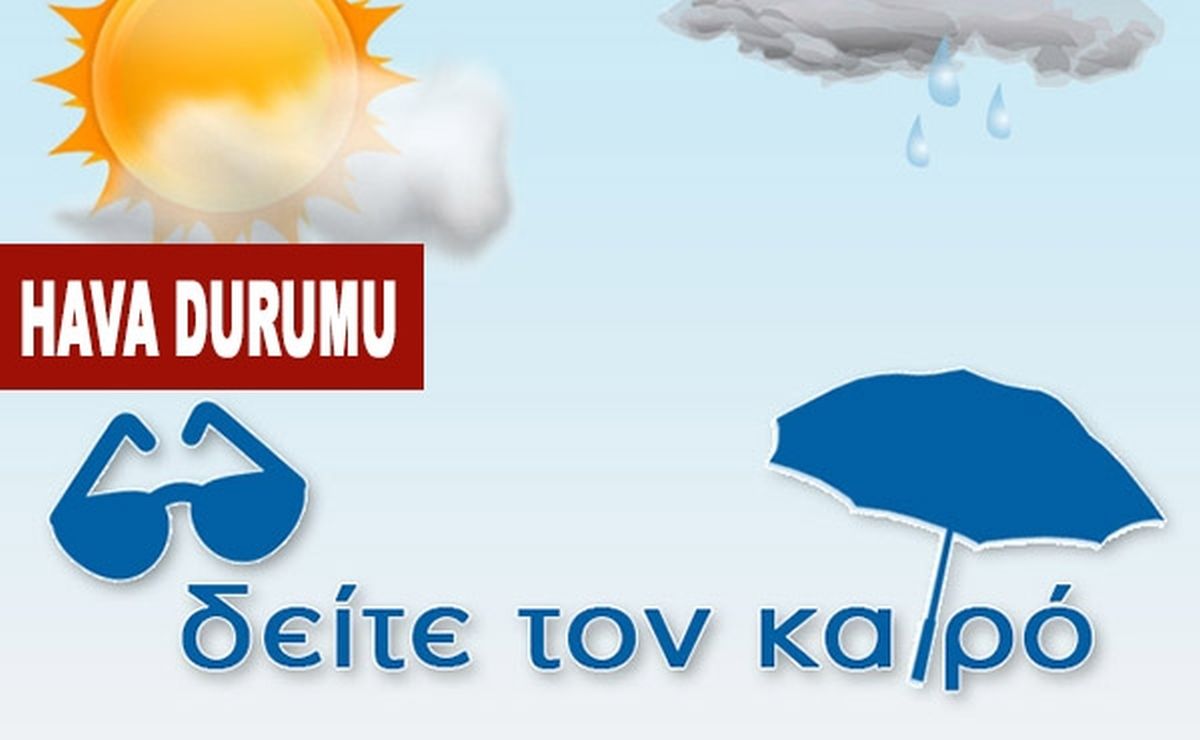 Αίθριος, με λίγα σύννεφα, ο καιρός σήμερα