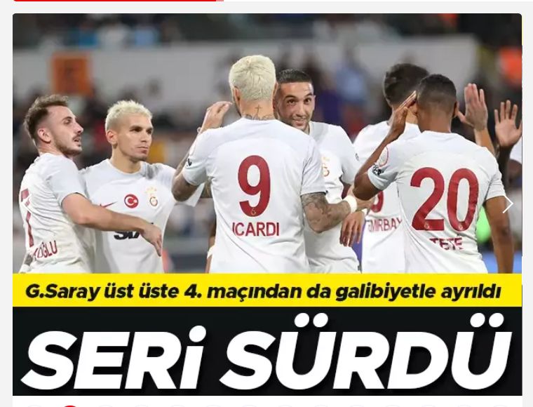 Başakşehir 1-2 Galatasaray... Seriye devam!!!